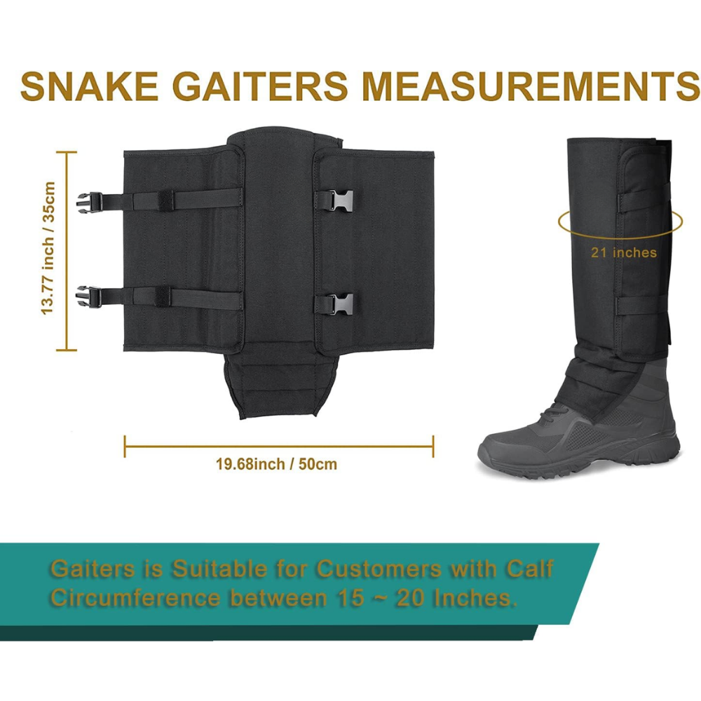 SnakeGaiters™ Strike-Lock System